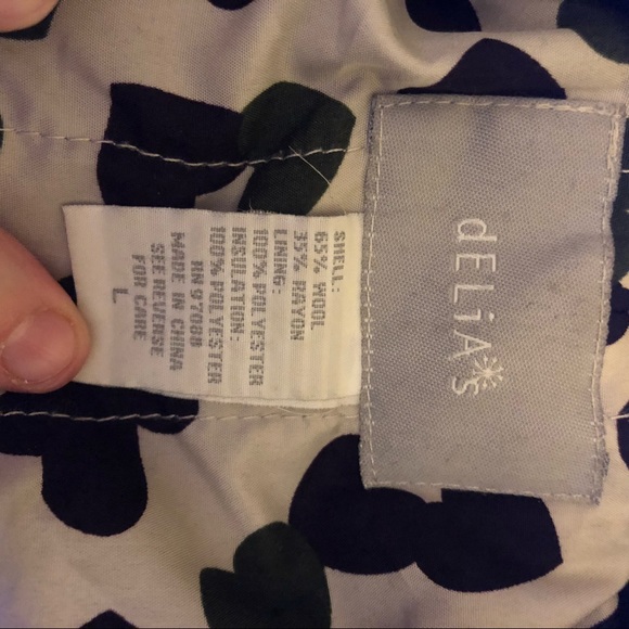 L Delia's peacoat style jacket. - Picture 6 of 7